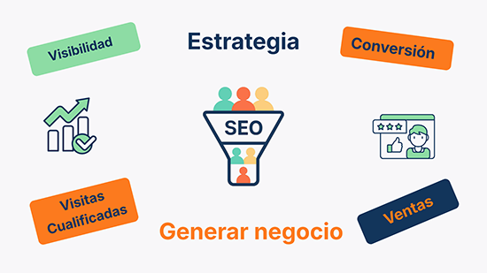 Estrategia SEO para generar negocio: de la visibilidad a la conversión