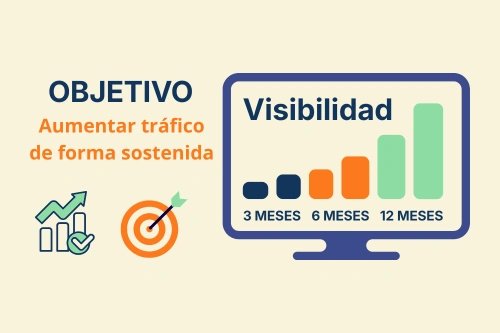 Objetivo y tiempo para posicionar una web con estrategia SEO